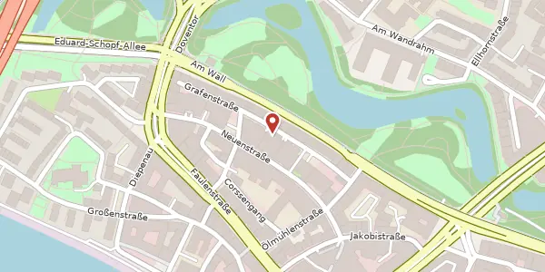 Karte der Umgebung von Abbentorswallstraße 49, 28195 Bremen