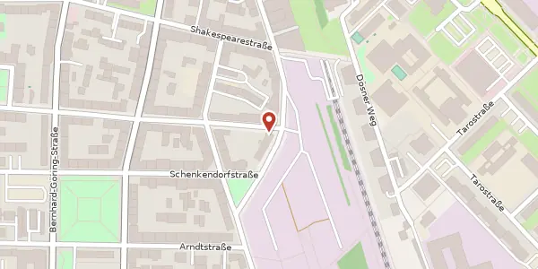 Karte der Umgebung von Körnerstraße 68, 04107 Leipzig