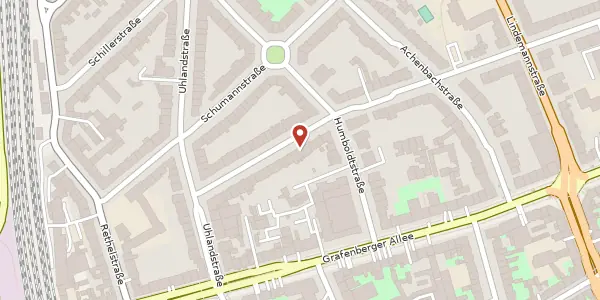 Karte der Umgebung von Goethestr. 29, 40237 Düsseldorf