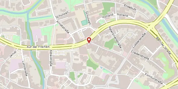 Karte der Umgebung von Hämelinger Str. 22, 32052 Herford