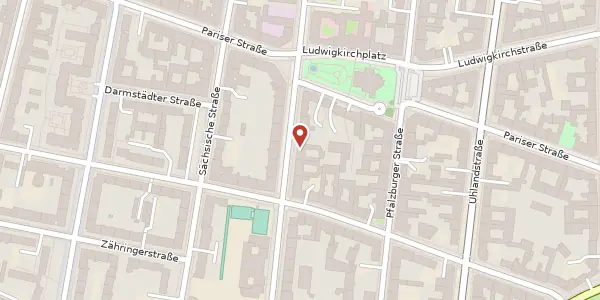 Karte der Umgebung von Emser Straße 22, 10719 Berlin