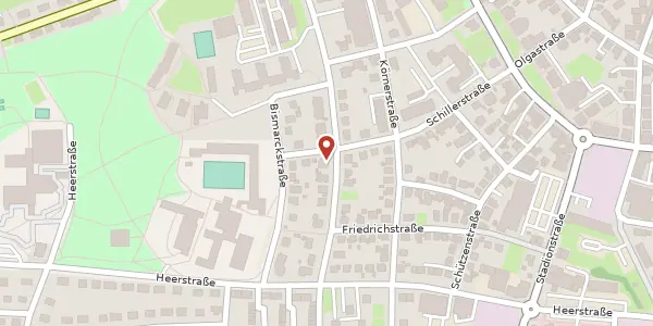 Karte der Umgebung von Kaiserstraße 38, 78628 Rottweil