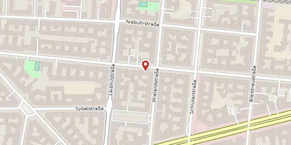 Karte der Umgebung von Mommsenstraße 60, 10629 Berlin