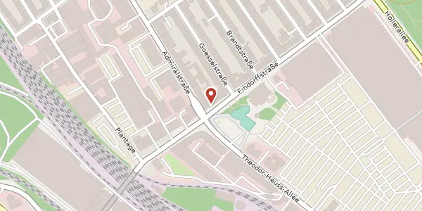 Karte der Umgebung von Findorffstr. 38, 28215 Bremen