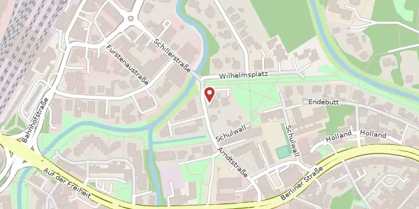 Karte der Umgebung von Schillerstr. 3, 32052 Herford