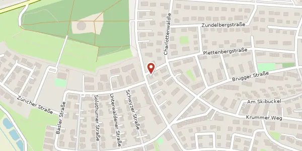 Karte der Umgebung von Plettenbergstraße 59/1, 78628 Rottweil