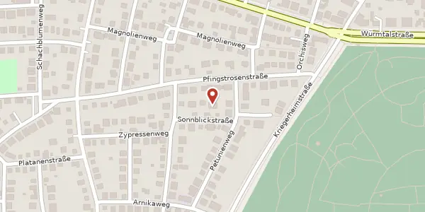 Karte der Umgebung von Sonnblickstr. 5, 81377 München