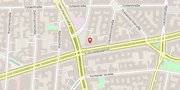 Karte der Umgebung von Kurfürstendamm 69, 10707 Berlin