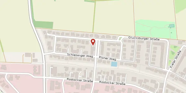 Karte der Umgebung von Glücksburger Straße 8 a, 34225 Baunatal