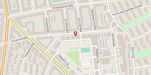 Karte der Umgebung von Meesenring 4, 23566 Lübeck