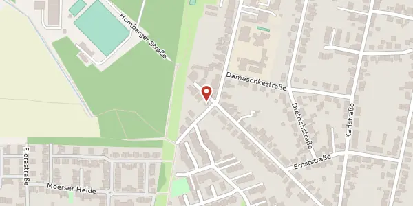 Karte der Umgebung von Engelbertstr. 59, 47443 Moers