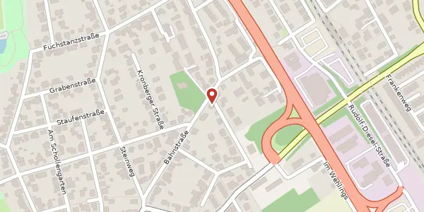 Karte der Umgebung von Limesstr. 13, 65760 Eschborn