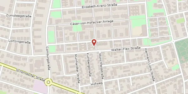 Karte der Umgebung von Elfriede-Breitenbach-Straße 20/2, 71640 Ludwigsburg