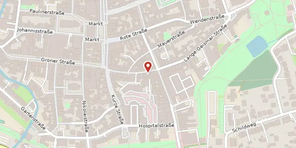 Karte der Umgebung von Lange-Geismar-Straße 55, 37073 Göttingen