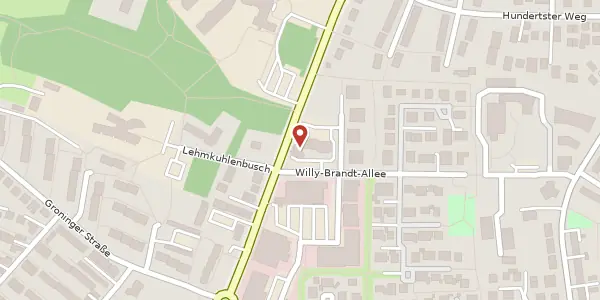 Karte der Umgebung von Willy-Brandt-Allee 1, 27753 Delmenhorst