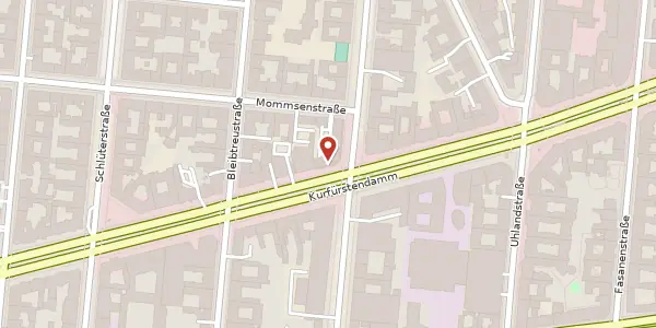 Karte der Umgebung von Kurfürstendamm 40/41, 10719 Berlin