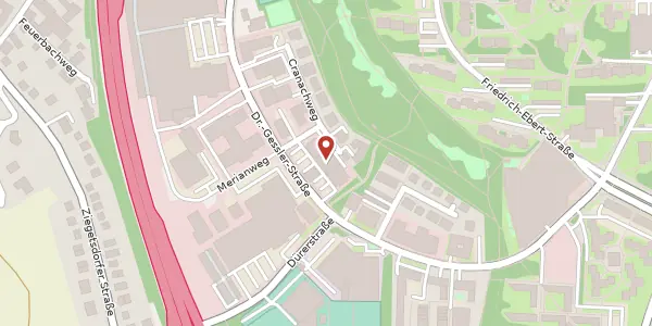 Karte der Umgebung von Dr.-Gessler-Str. 12a, 93051 Regensburg
