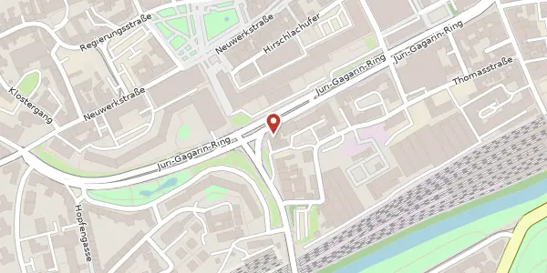 Karte der Umgebung von Juri-Gagarin-Ring 92, 99084 Erfurt