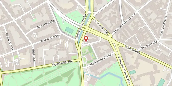Karte der Umgebung von Alt-Pempelfort 2, 40211 Düsseldorf