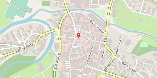 Karte der Umgebung von Hauptstr. 24, 91154 Roth