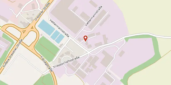 Karte der Umgebung von Vettermannstraße 1-3, 08132 Mülsen St. Jacob