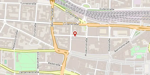 Karte der Umgebung von Kiehnlestraße 14, 75172 Pforzheim