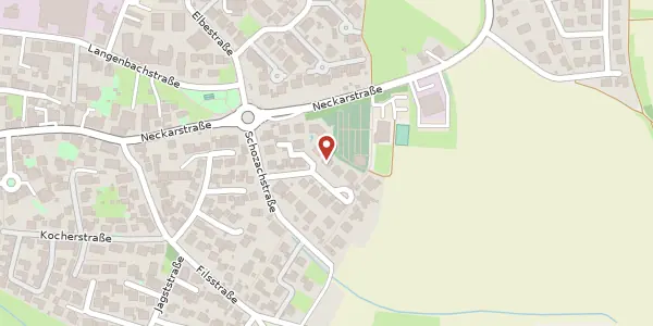 Karte der Umgebung von Brettachstraße 9, 71522 Backnang