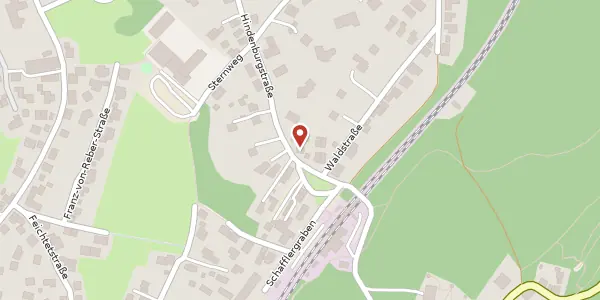Karte der Umgebung von Hindenburgstr. 39, 82343 Pöcking