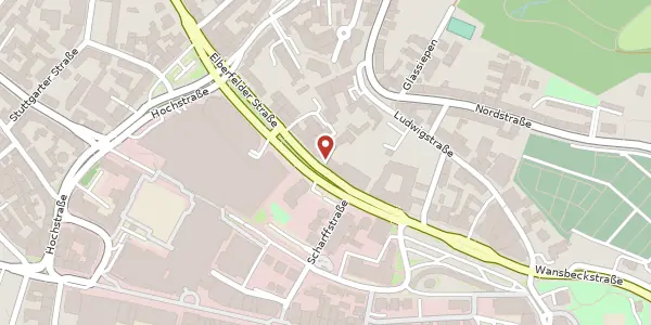 Karte der Umgebung von Elberfelder Str. 58, 42853 Remscheid