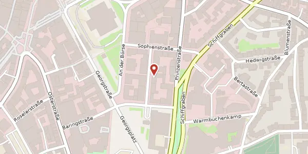 Karte der Umgebung von Landschaftstraße 6, 30159 Hannover