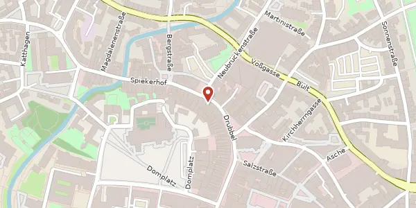 Karte der Umgebung von Roggenmarkt 6, 48143 Münster