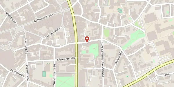 Karte der Umgebung von Oststr. 6, 58452 Witten