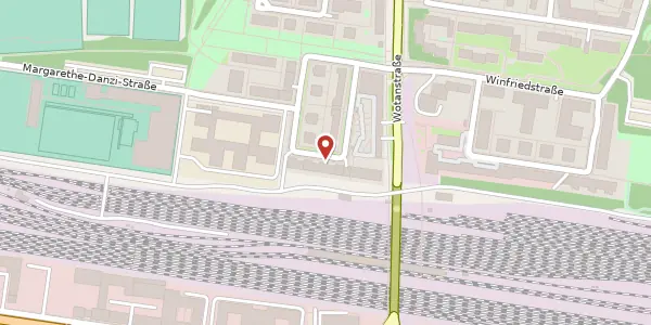 Karte der Umgebung von Rosa-Bavarese-Str. 25, 80639 München