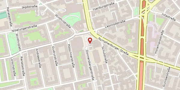 Karte der Umgebung von Rotkreuzplatz 2a/1.Stck, 80634 München