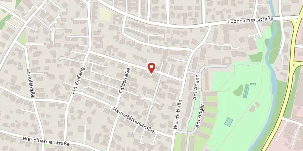 Karte der Umgebung von Radlbäckstr. 5 a, 82166 Gräfelfing