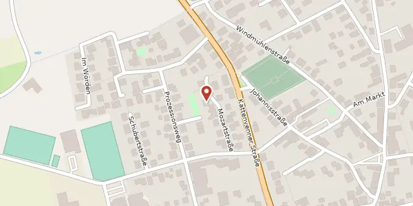Karte der Umgebung von Mozartstr. 9, 49219 Glandorf