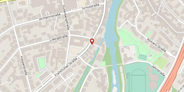 Karte der Umgebung von Frankfurter Straße 2, 35037 Marburg