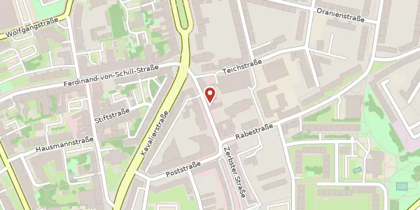 Karte der Umgebung von Zerbster Str. 38, 06844 Dessau-Roßlau