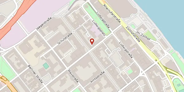 Karte der Umgebung von Bahnhofstraße 8, 67059 Ludwigshafen am Rhein