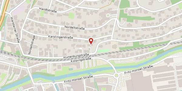 Karte der Umgebung von Hünenburgstr. 13, 59872 Meschede