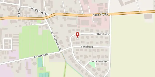 Karte der Umgebung von Harzblick 8, 38170 Schöppenstedt