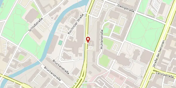 Karte der Umgebung von Mühlenstraße 34, 09111 Chemnitz