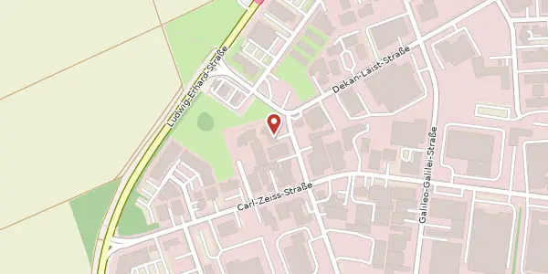 Karte der Umgebung von Dekan-Laist-Straße 52, 55129 Mainz
