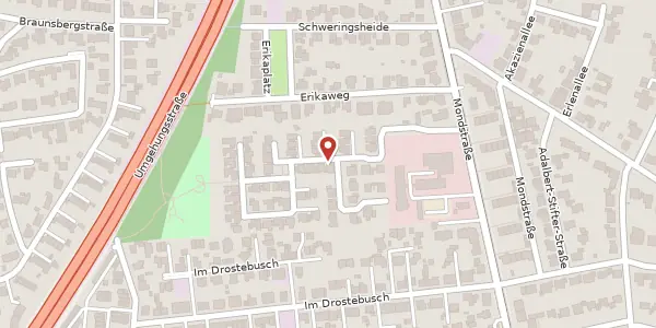 Karte der Umgebung von Hans-Bredow-Weg 49, 48151 Münster