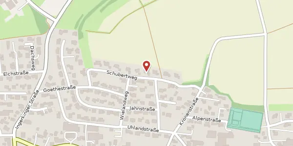 Karte der Umgebung von Schubertweg 21, 88433 Schemmerhofen