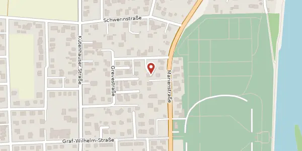 Karte der Umgebung von Marienstr. 163a, 32425 Minden