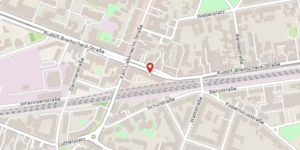 Karte der Umgebung von Rudolf-Breitscheid-Str. 33, 14482 Potsdam