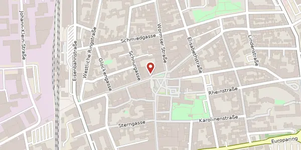 Karte der Umgebung von Rathausplatz 10, 67227 Frankenthal (Pfalz)