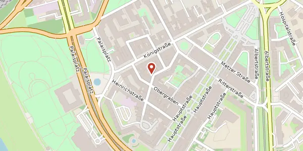 Karte der Umgebung von Rähnitzgasse 23, 01097 Dresden