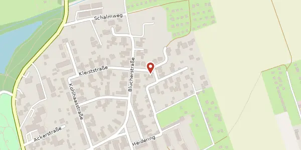 Karte der Umgebung von Wiesenstraße 8, 04849 Bad Düben